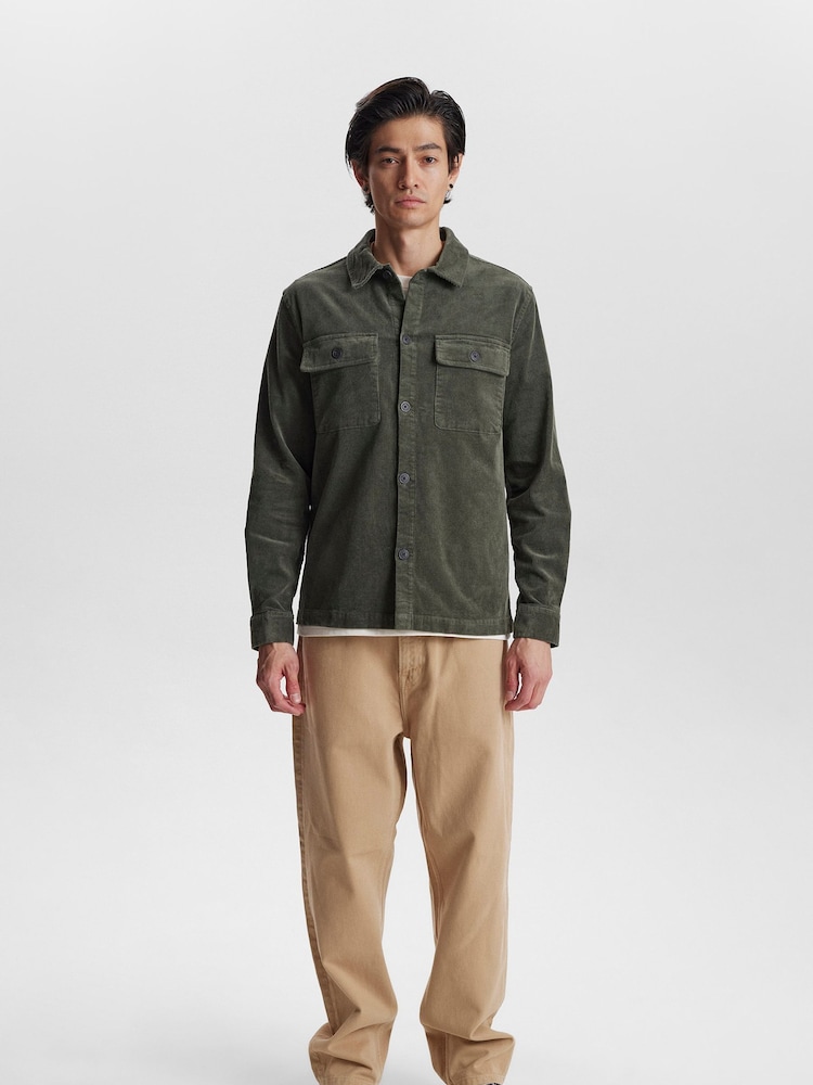 Anerkjendt Green Cord Overshirt - Image 1 of 7
