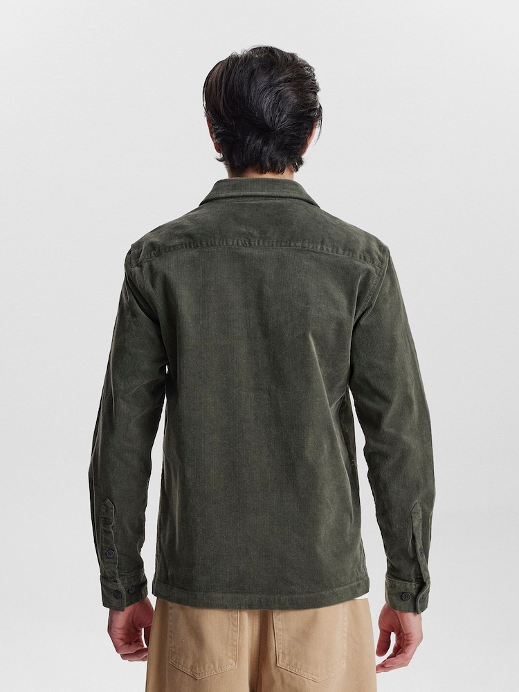Anerkjendt Green Cord Overshirt - Image 2 of 7