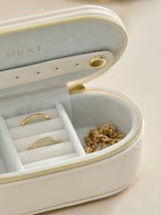 Nude Mini Travel Jewellery Box - Image 3 of 6