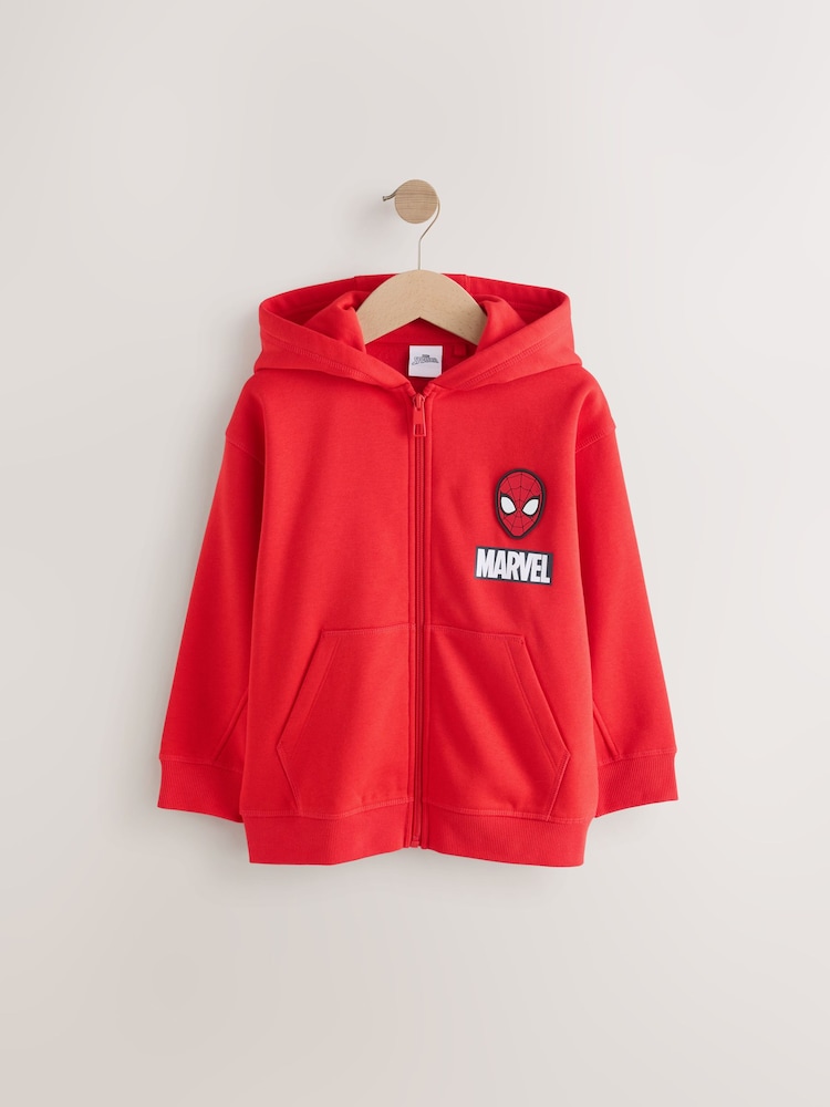Vermelho - Moletom com capuz Spiderman Zip Through (3-16anos) - Imagem 1 de 1