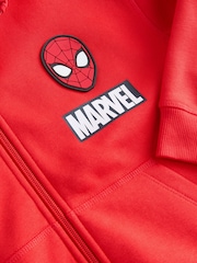 Red Spiderman Zip Through Hoodie (3-16yrs) - Image 4 of 4