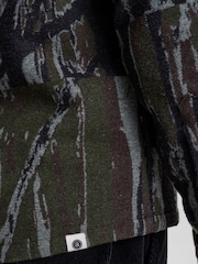 Anerkjendt Green Jacquard Overshirt - Image 4 of 7
