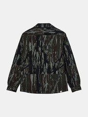 Anerkjendt Green Jacquard Overshirt - Image 6 of 7