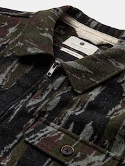 Anerkjendt Green Jacquard Overshirt - Image 7 of 7