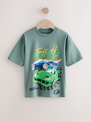 Green 100% Cotton Fast And Furious Short Sleeve T-Shirt (3-16yrs) - Image 4 of 7
