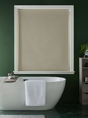 Dark Natural Ready Made Textured Roller Moisture Resistant Blind - Image 3 of 6