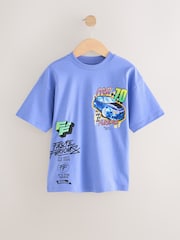 Purple 100% Cotton Fast And Furious Short Sleeve T-Shirt (3-16yrs) - Image 1 of 4