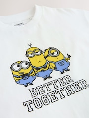 White Minions T-Shirt (3-16yrs) - Image 4 of 4