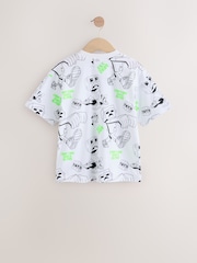 White All Over Print Licensed Minecraft T-Shirt (3-16yrs) - Image 7 of 9