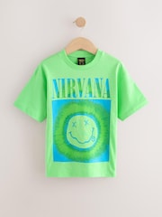 Green Nivarna Band T-Shirt (3-16yrs) - Image 1 of 1