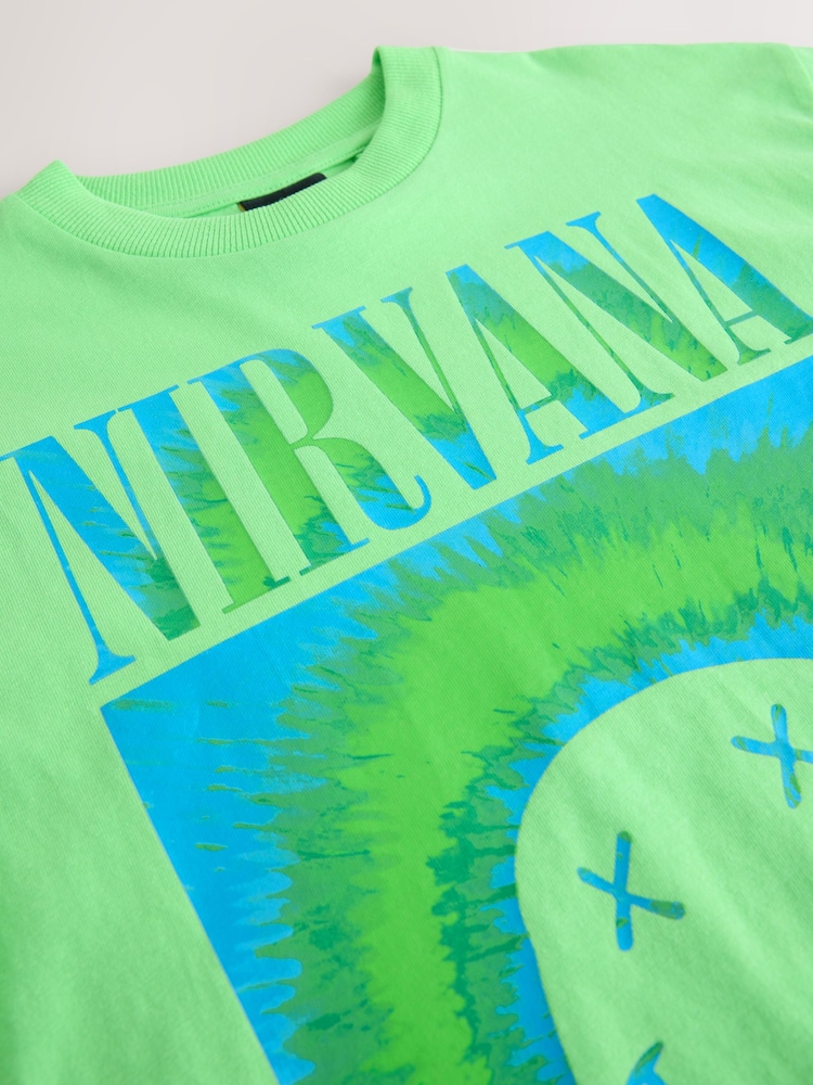 Green Nivarna Band T-Shirt (3-16yrs) - Image 4 of 4