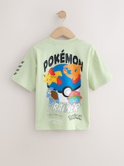 Green Pokémon License Short Sleeve T-Shirt (4-16yrs) - Image 2 of 4