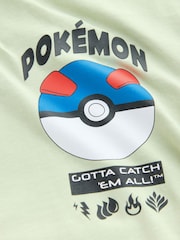 Green Pokémon License Short Sleeve T-Shirt (4-16yrs) - Image 3 of 4