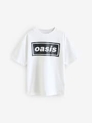 White Oasis Band T-Shirt (3-16yrs) - Image 3 of 6
