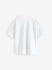 White Oasis Band T-Shirt (3-16yrs) - Image 4 of 6