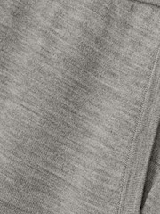 Reiss Warm Grey Melange Billings Merino-Blend Stretch Joggers - Image 6 of 6