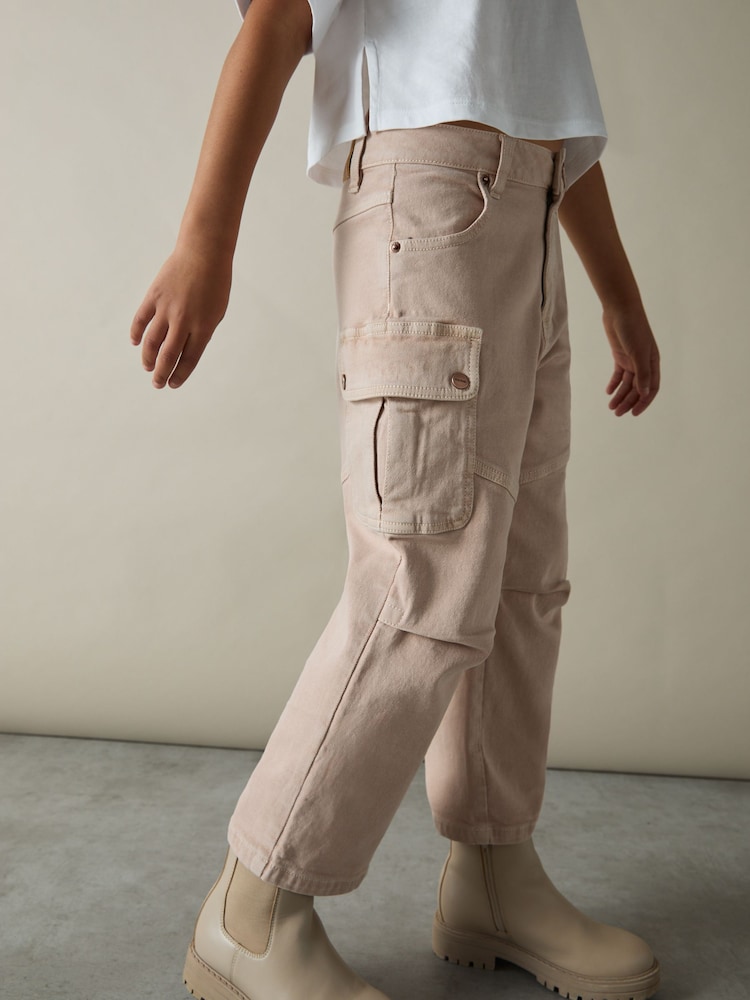 Reiss Ocean Straight-Leg Patch Pocket Jeans - Imagen 1 de 4
