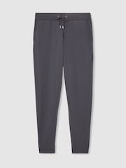 Reiss Blackened Blue Billings Merino-Blend Stretch Joggers - Image 2 of 6