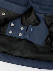 Polarn O Pyret Blue Waterproof Padded Ski Jacket - Image 7 of 9