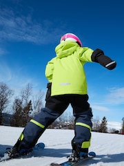 Polarn O Pyret Yellow Waterproof Padded Ski Jacket - Image 2 of 11