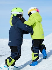 Polarn O Pyret Yellow Waterproof Padded Ski Jacket - Image 4 of 11