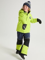 Polarn O Pyret Yellow Waterproof Padded Ski Jacket - Image 5 of 11