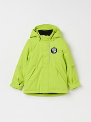 Polarn O Pyret Yellow Waterproof Padded Ski Jacket - Image 6 of 11