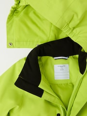 Polarn O Pyret Yellow Waterproof Padded Ski Jacket - Image 8 of 11