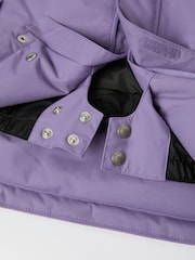 Polarn O Pyret Purple Waterproof Padded Ski Jacket - Image 4 of 5