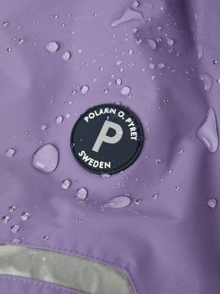 Polarn O Pyret Purple Waterproof Padded Ski Jacket - Image 5 of 5