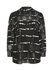 Yours Curve Black Tie Dye Soft Touch Jumper - Image 5 of 5