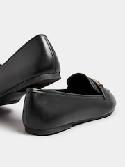 Yours Curve Black Extra Wide Fit Snaffle Loafers - Image 4 of 5