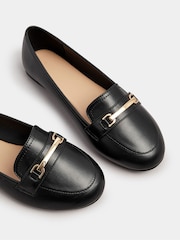 Yours Curve Black Extra Wide Fit Snaffle Loafers - Image 5 of 5