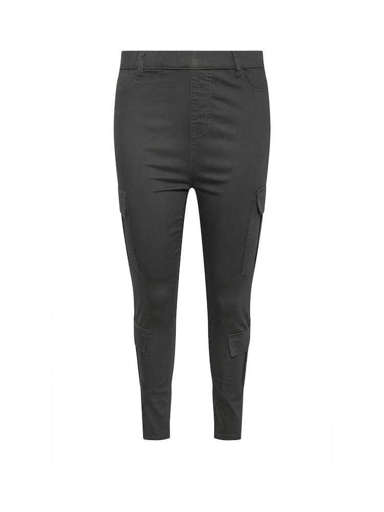 Gris - Yours Curve Cargo Pocket Jeans - Imagen 5 de 5 Gris - Yours Curve Cargo Pocket Jeans - Imagen 5 de 5