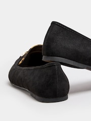 Yours Curve Brown Extra Wide Fit Snaffle Loafers - Image 4 of 5