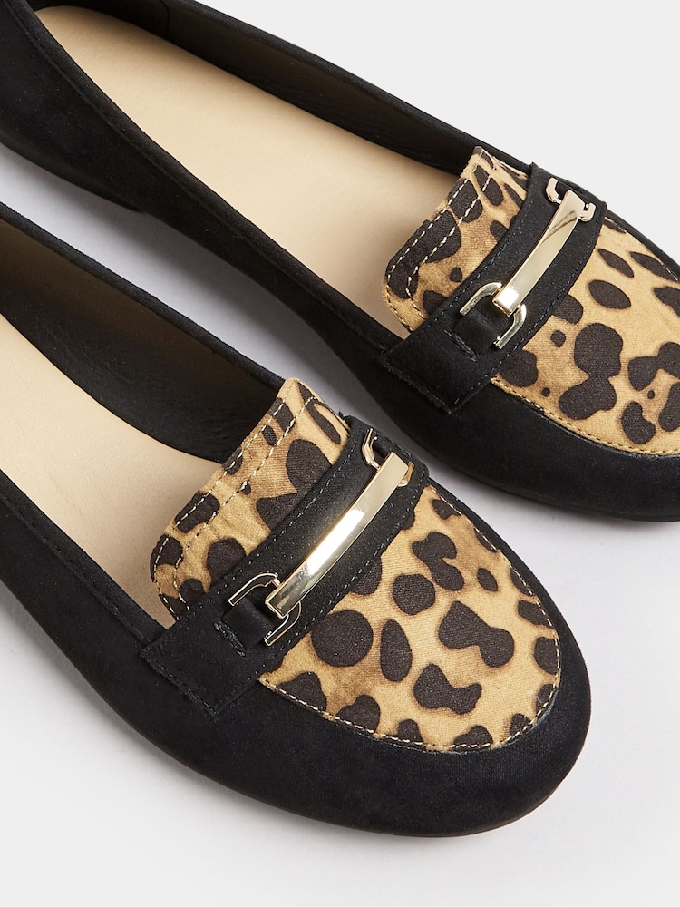 Yours Curve Brown Extra Wide Fit Snaffle Loafers - Image 5 of 5