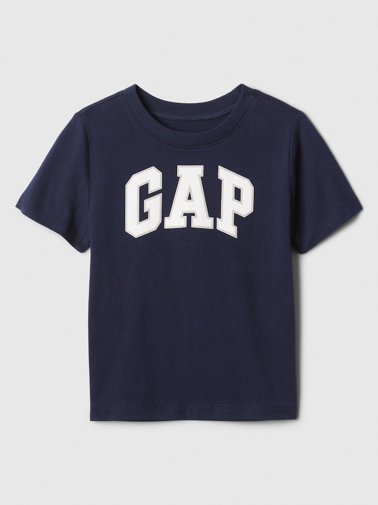 Gap Navy/Blue Logo Short Sleeve Crew Neck T-Shirt (Newborn-5yrs) - Image 1 of 3