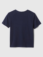 Gap Navy/Blue Logo Short Sleeve Crew Neck T-Shirt (Newborn-5yrs) - Image 2 of 3