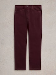 White Stuff Purple Brooke Straight Cord Trousers - Image 5 of 6