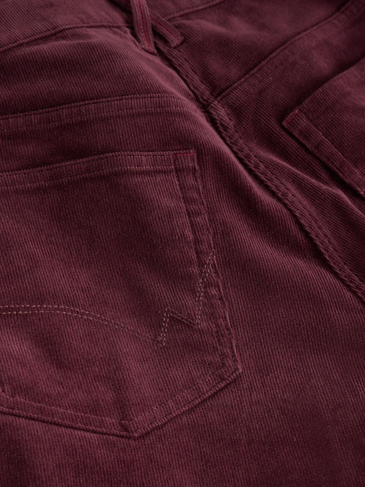 White Stuff Purple Brooke Straight Cord Trousers - Image 6 of 6