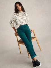 White Stuff Green Brooke Straight Cord Trousers - Image 2 of 5