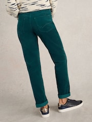 White Stuff Green Brooke Straight Cord Trousers - Image 3 of 5