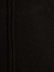 River Island Black Slim Fit Viscose Quarter Zip Jumper - Image 4 of 4
