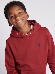 U.S. Polo Assn. Red Boys Double Horsemen Hoodie - Image 4 of 9