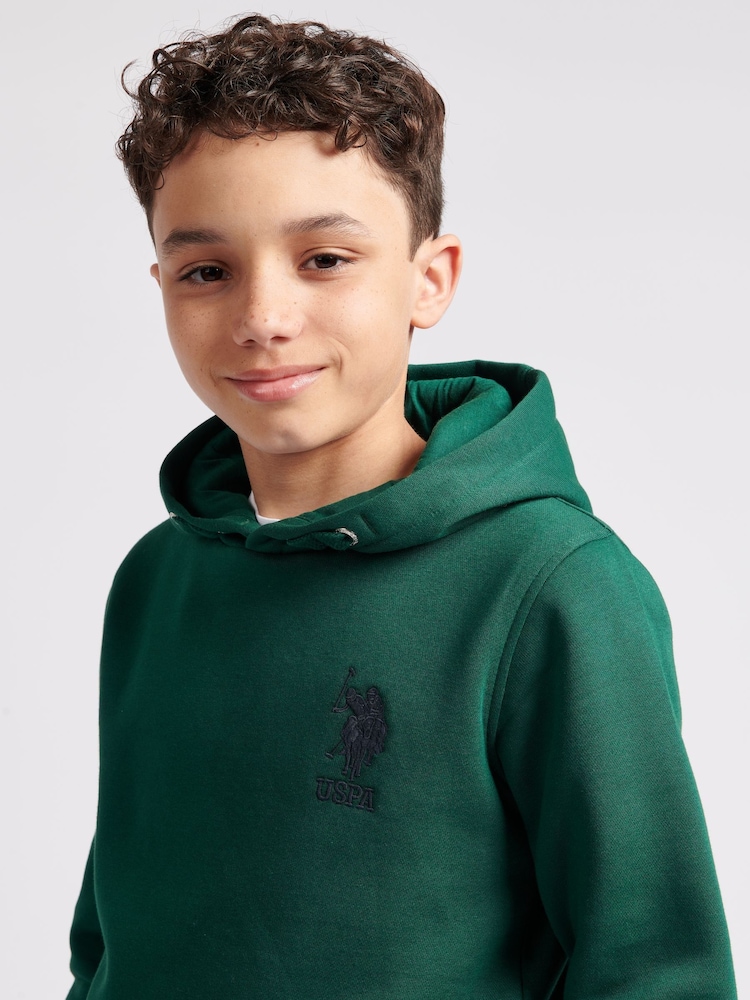 U.S. Polo Assn. Green Boys Player 3 Hoodie - Image 2 of 11