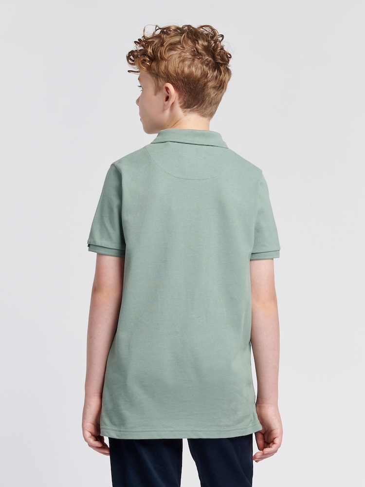 U.S. Polo Assn. Green Light Double Horsemen Polo Shirt - Image 4 of 8