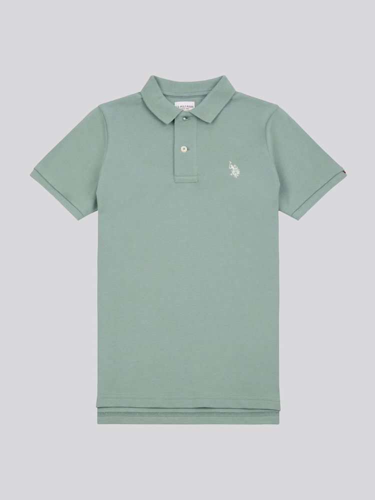 U.S. Polo Assn. Green Light Double Horsemen Polo Shirt - Image 5 of 8