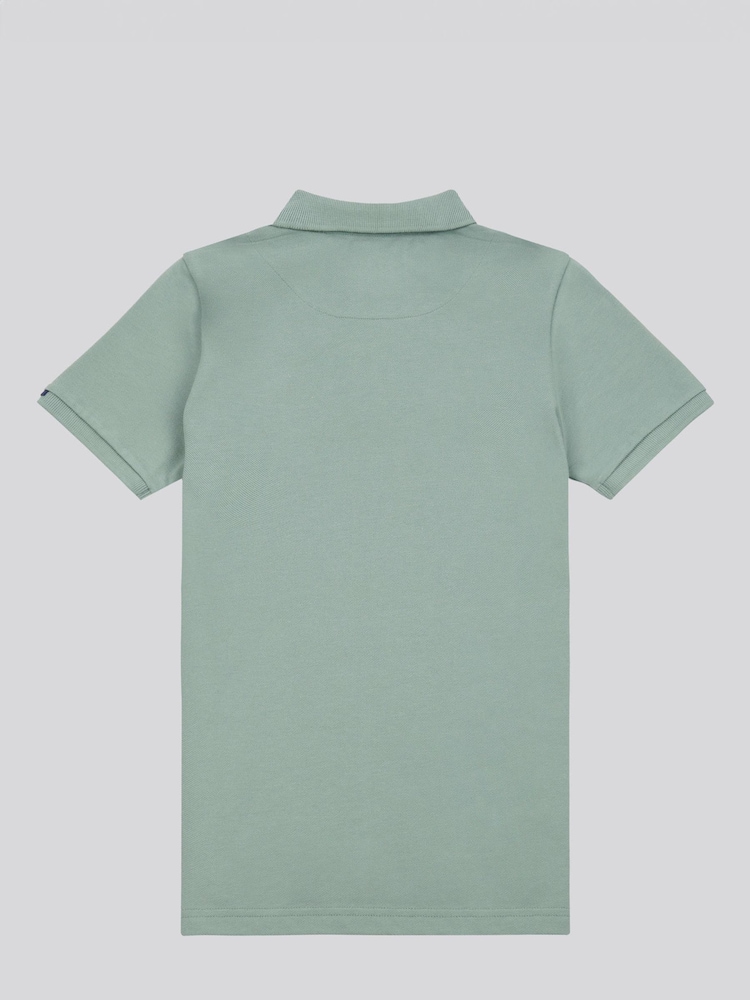 U.S. Polo Assn. Green Light Double Horsemen Polo Shirt - Image 6 of 8