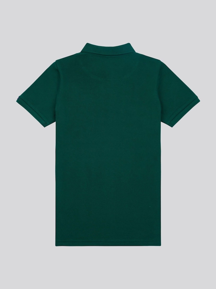 U.S. Polo Assn. Green Ground Double Horsemen Polo Shirt - Image 6 of 7