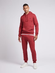 U.S. Polo Assn. Mens Classic Fit Red Double Horsemen Hoodie - Image 3 of 5